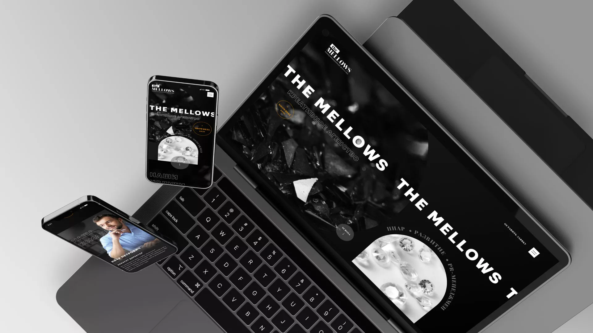 Разработка сайта креативного агентства «The Mellows» в Краснокаменске