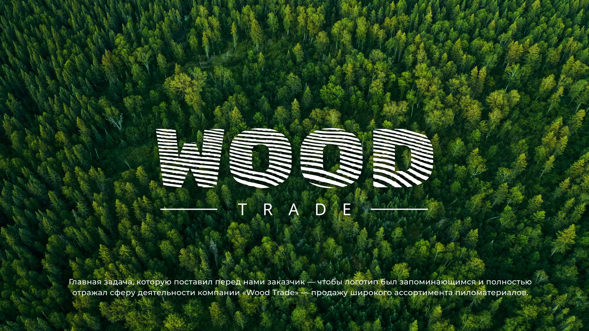 Разработка логотипа для компании «Wood Trade» в Краснокаменске